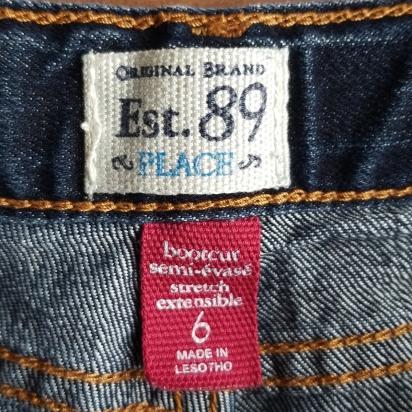 The Children Place Girls Bootcut Denim Jeans Girls - Picture 6 of 8